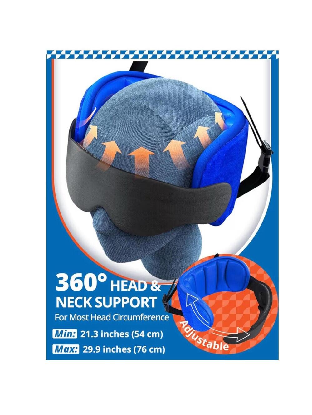 Travel Pillows for Airplanes, Airplane Pillow for Long Flight, Airplane Head Str